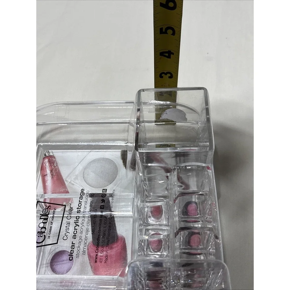 Caboodles‎ Crystal Clear Cosmetic Makeup Keeper Tray Organizer BNIP